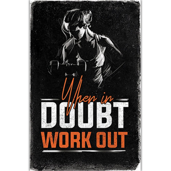 Gym inspirational poster decorative painting - Image 3