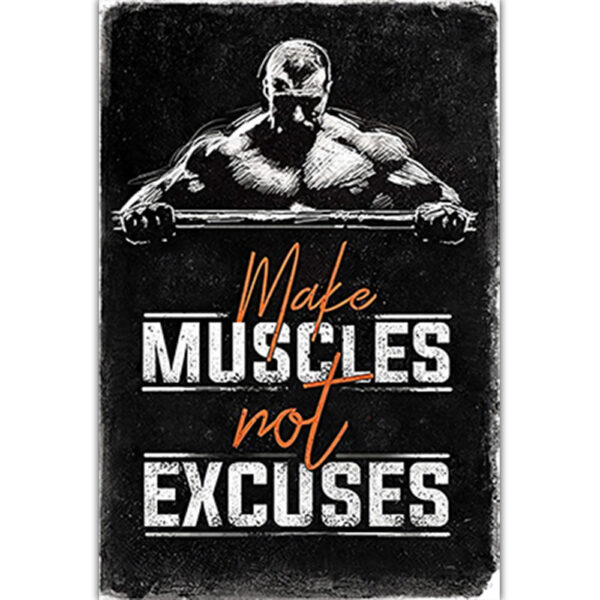 Gym inspirational poster decorative painting - Image 2