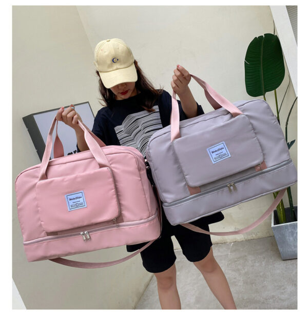 Foldable Travel Duffel Bags Sports Gym Tote Bag Women - Image 6